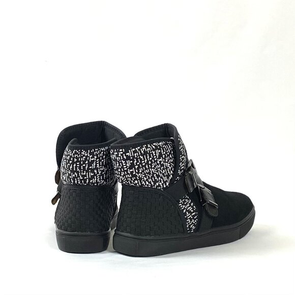 New Bernie Mev Frosty Black Suede Knit Boot 6.5 / 37 - Picture 7 of 10